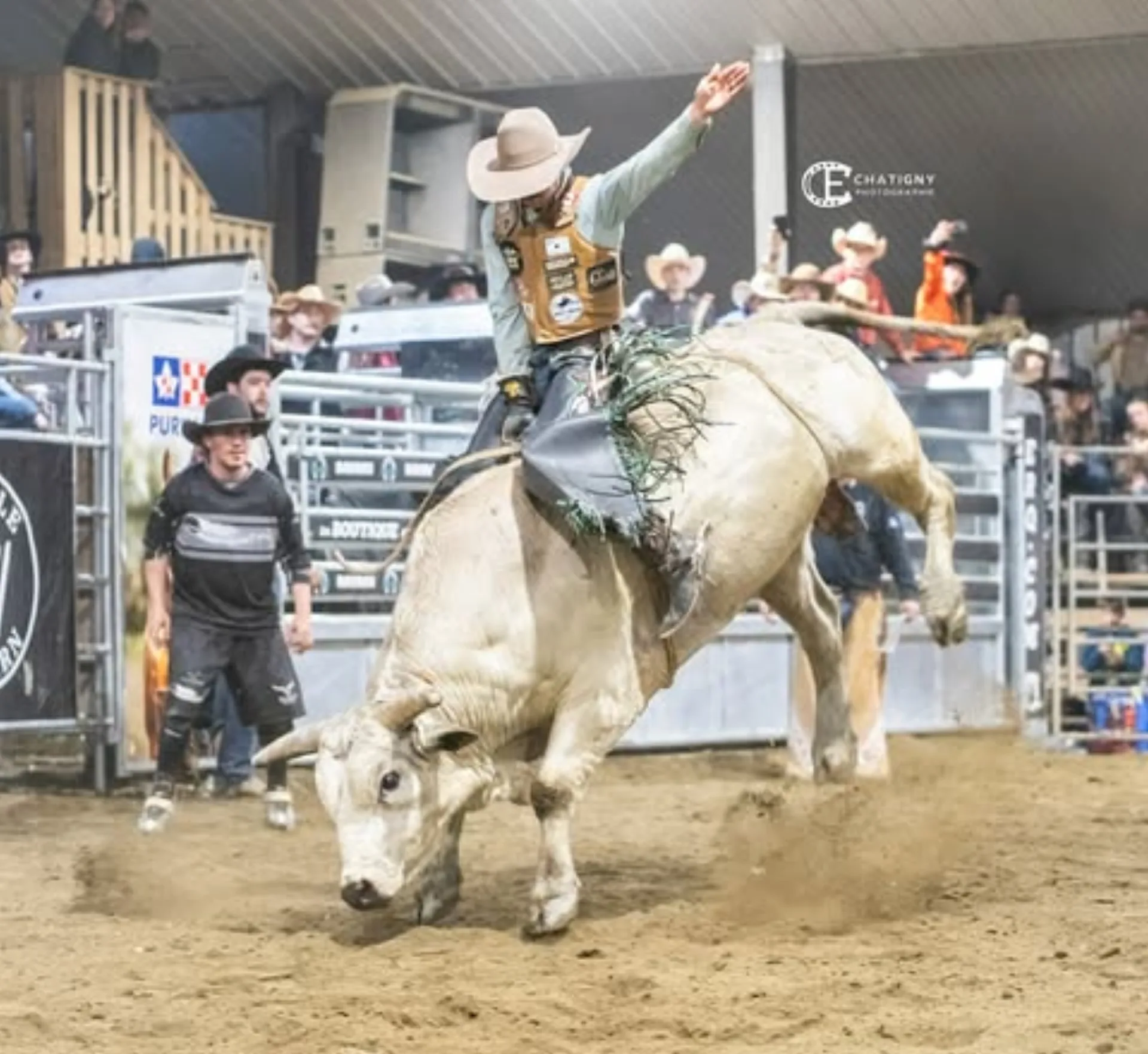 Bronc riding